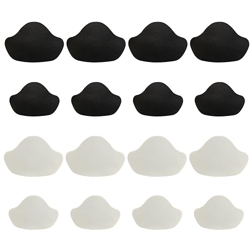 FISHSHOP 8 Paar Schuh Fersen Reparatur Patch, Reparatur-Patch Selbstklebender Fersen, Leder Sneaker Reparatur Patch, Selbstklebend Schuh Ferse Patch für die Meisten Schuhe von FISHSHOP