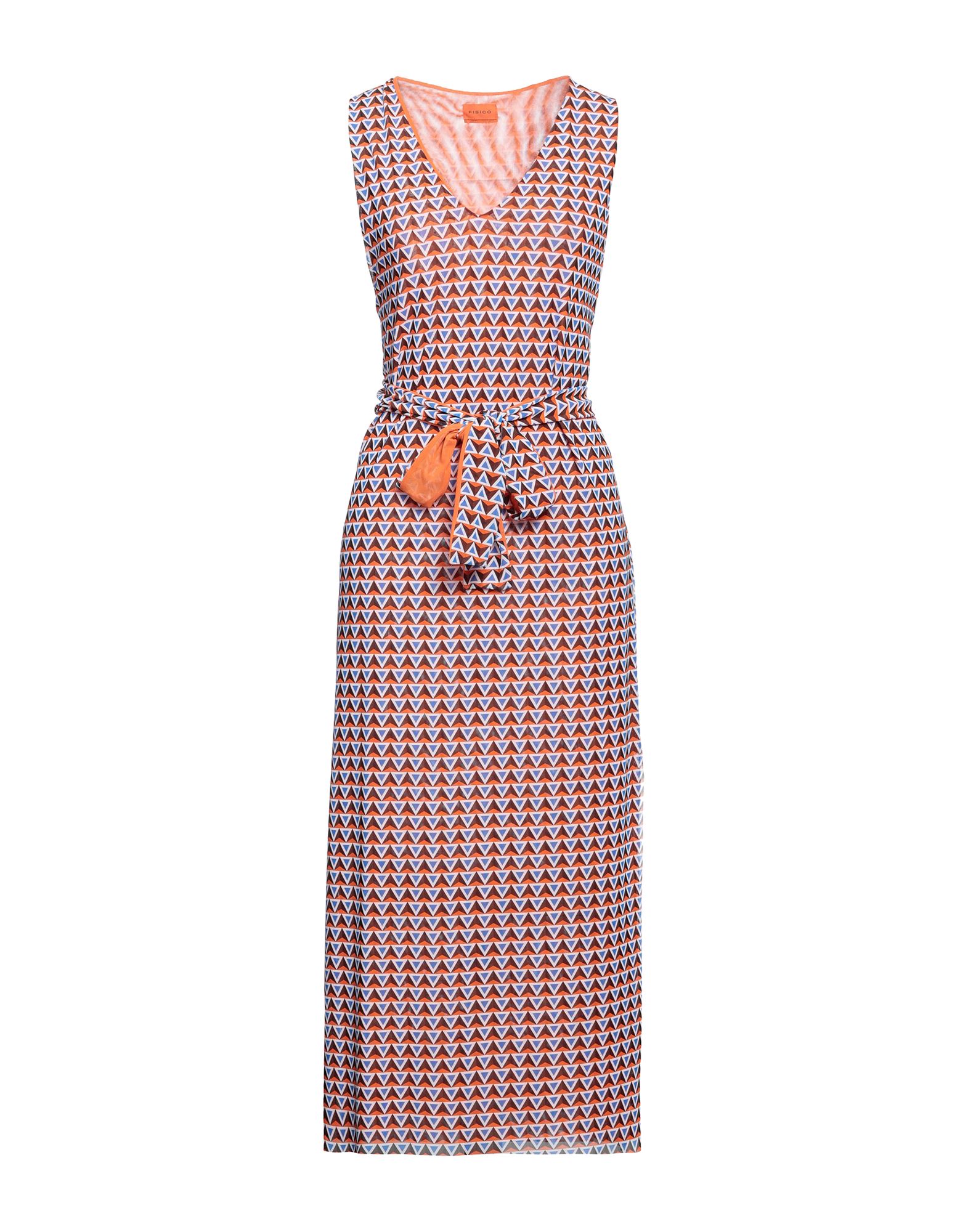 FISICO Maxi-kleid Damen Orange von FISICO