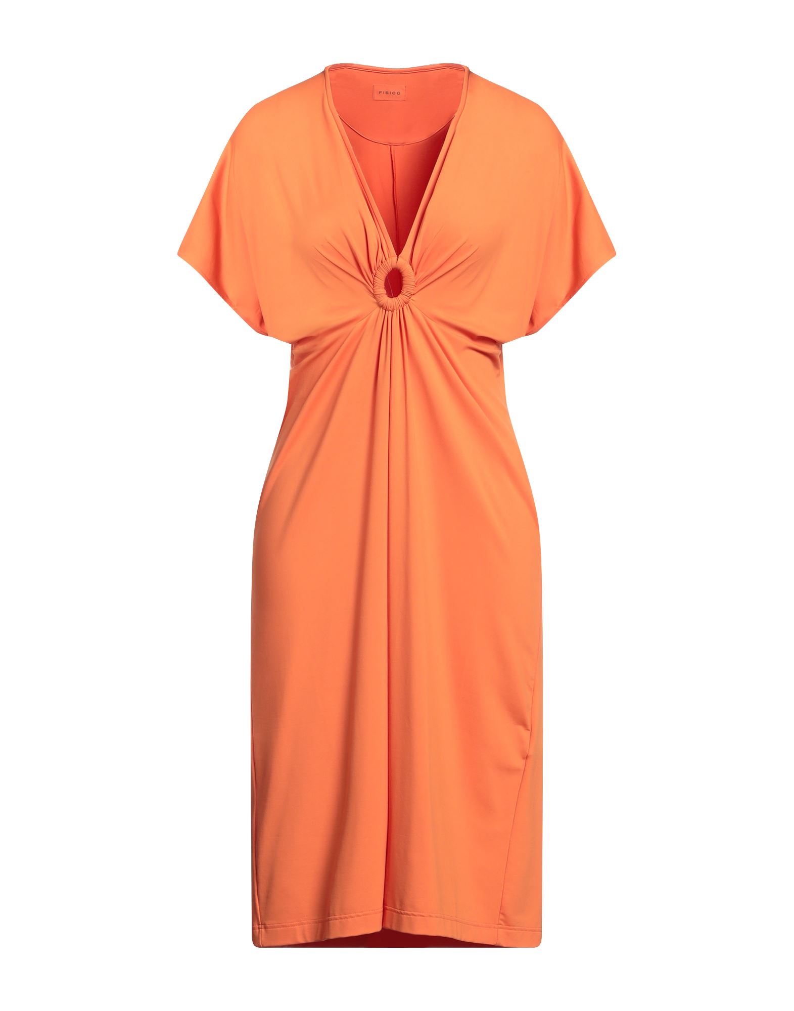 FISICO Midi-kleid Damen Orange von FISICO