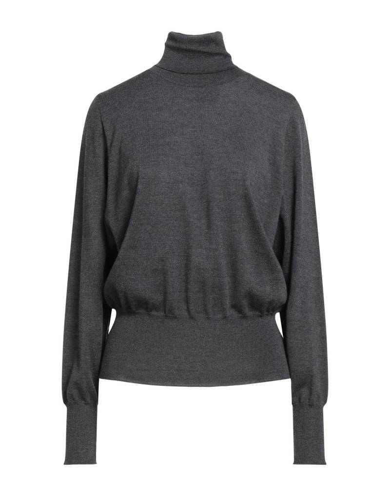FISICO Rollkragenpullover Damen Braungrau von FISICO