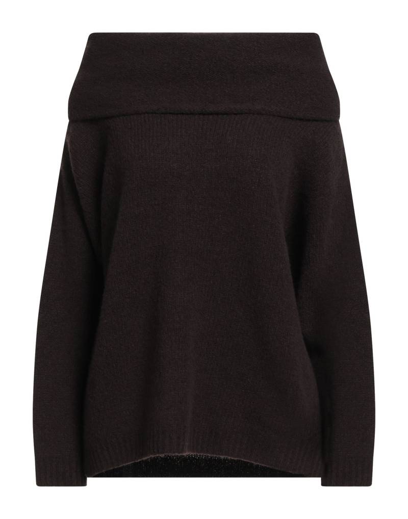 FISICO Rollkragenpullover Damen Dunkelbraun von FISICO
