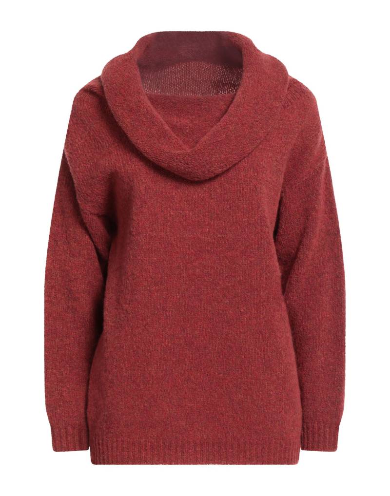 FISICO Rollkragenpullover Damen Ziegelrot von FISICO