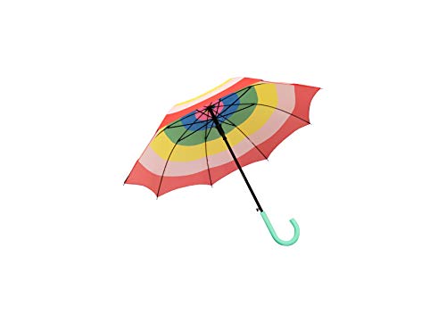 Fisura | Regenbogen-Regenschirm für Damen oder Herren, groß mit einem witzigen und originellen Design, Regenbogenfarben, 106 cm von FISURA