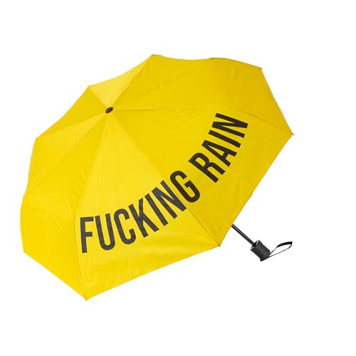 FISURA - Originaler faltbarer Regenschirm f*cking rain“. Mini-Regenschirm in Gelb und Schwarz. Kleiner Damenregenschirm. Automatischer faltbarer Regenschirm. Reise-Regenschirm. FISURA - Originaler faltbarer Regenschirm f*cking rain“. Mini-Regenschirm in Gelb und Schwarz. Kleiner Damenregenschirm. Automatischer faltbarer Regenschirm. Reise-Regenschirm. von FISURA