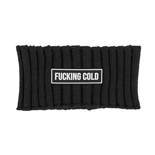Fisura – Originales Damen-Stirnband "fucking cold". Schwarzes Winter-Stirnband für Damen. Turbanband aus Acryl. Originales Haaraccessoire und Winter-Accessoire für Damen. Fisura – Originales Damen-Stirnband "fucking cold". Schwarzes Winter-Stirnband für Damen. Turbanband aus Acryl. Originales Haaraccessoire und Winter-Accessoire für Damen. von FISURA
