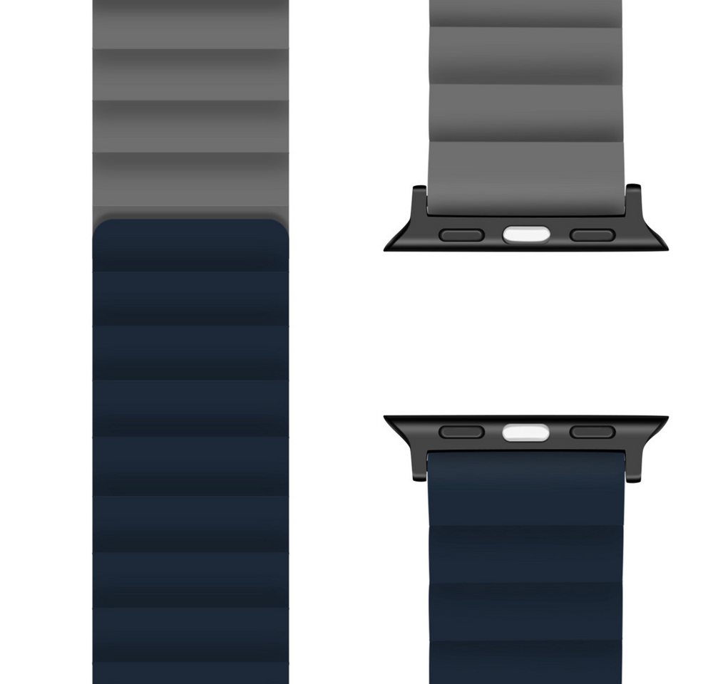FITSU Smartwatch-Armband Wechselarmband für Apple Watch Armband mit Magnetverschluss Series 1-9, Armband für Apple Watch Series 9 8 7 6 SE 5 4 3 2, 38 mm - 49 mm FITSU Smartwatch-Armband Wechselarmband für Apple Watch Armband mit Magnetverschluss Series 1-9, Armband für Apple Watch Series 9 8 7 6 SE 5 4 3 2, 38 mm - 49 mm von FITSU