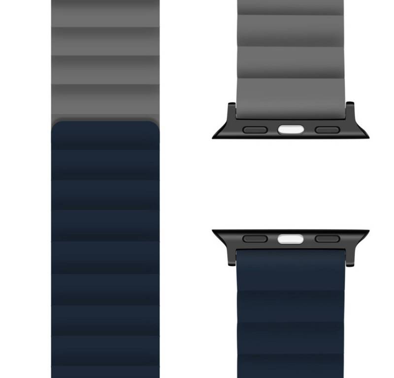 FITSU Smartwatch-Armband Wechselarmband für Apple Watch Armband mit Magnetverschluss Series 1-9, Armband für Apple Watch Series 9 8 7 6 SE 5 4 3 2, 38 mm - 49 mm von FITSU