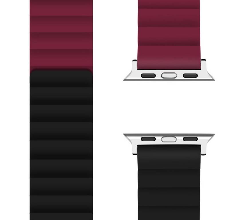 FITSU Smartwatch-Armband Wechselarmband für Apple Watch Armband mit Magnetverschluss Series 1-9, Armband für Apple Watch Series 9 8 7 6 SE 5 4 3 2, 38 mm - 49 mm von FITSU