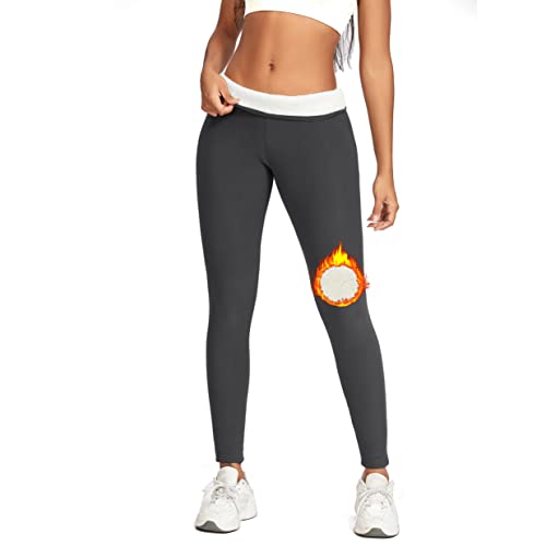 FITTOO Winter thermoleggins für Damen Gefütterte Leggings mit Fleece high Waist warme Blickdicht Sportleggins von FITTOO