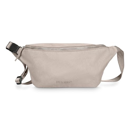 Fitz&Huxley Ocean Hip Bauchtasche aus recyceltem Ocean Plastic – Crossbody & Umhängetasche Damen & Herren – Wasserabweisend, Nachhaltig, Stylisch – Gürteltasche mit Anti-Diebstahlfach - lightgrey Fitz&Huxley Ocean Hip Bauchtasche aus recyceltem Ocean Plastic – Crossbody & Umhängetasche Damen & Herren – Wasserabweisend, Nachhaltig, Stylisch – Gürteltasche mit Anti-Diebstahlfach - lightgrey von FITZ & HUXLEY