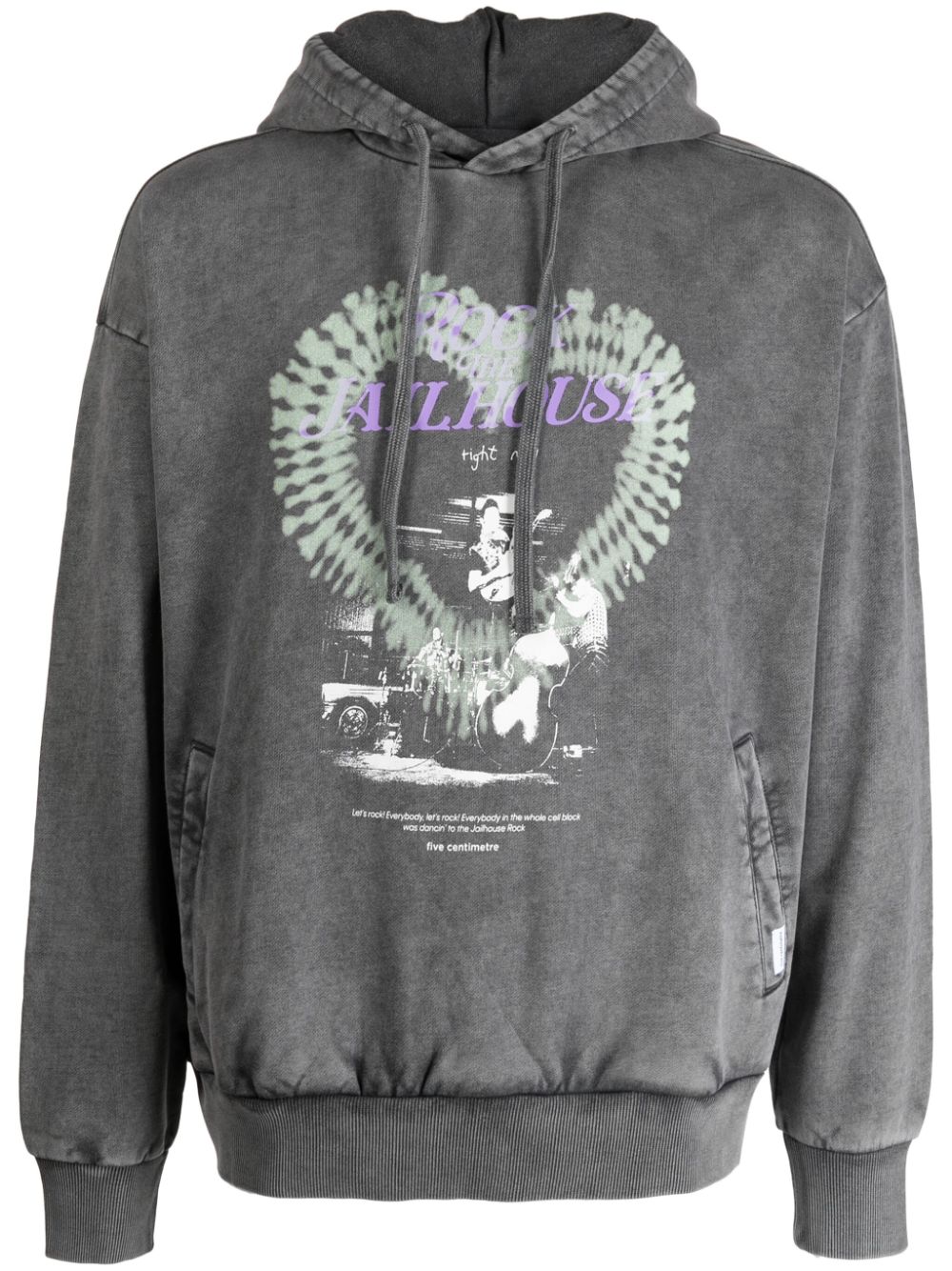 FIVE CM Hoodie mit grafischem Print - Grau von FIVE CM