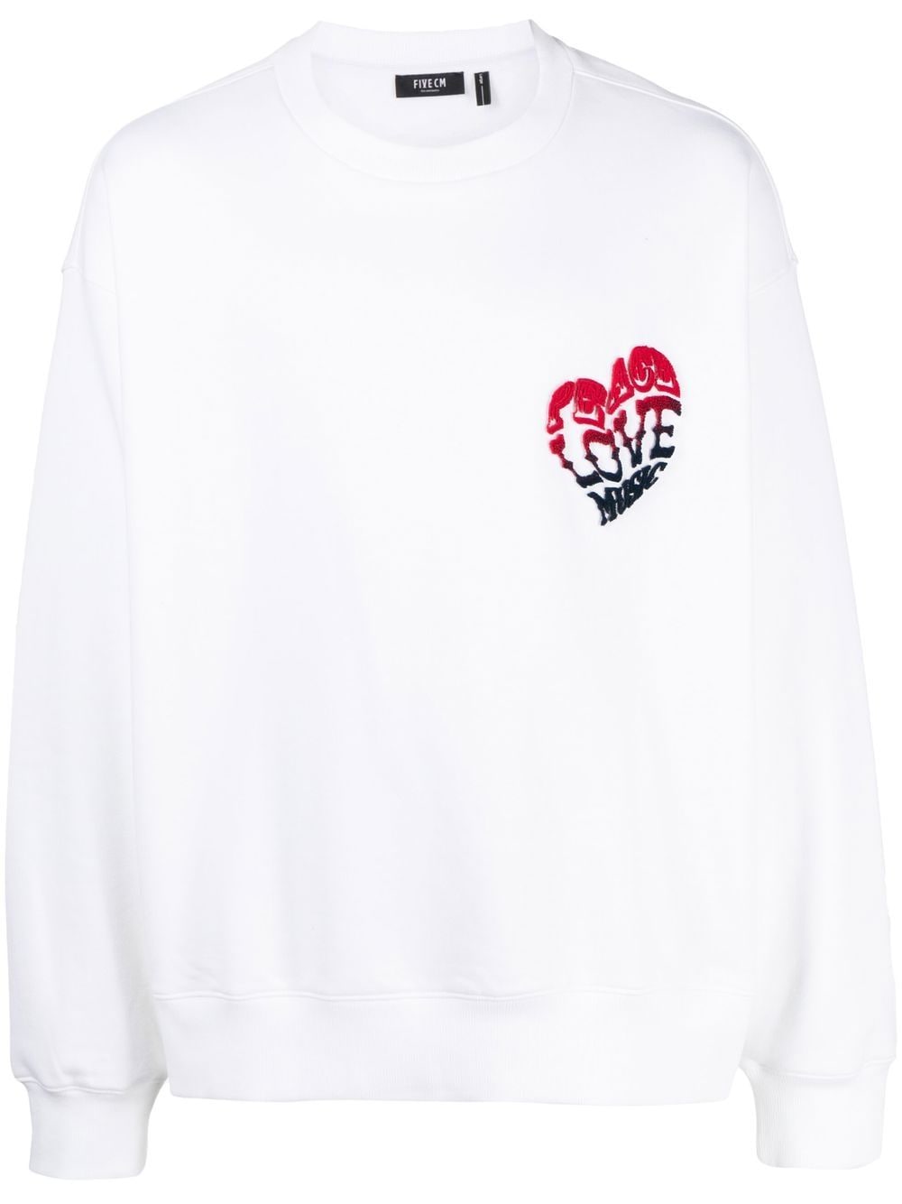 FIVE CM Love Sweatshirt - Weiß von FIVE CM