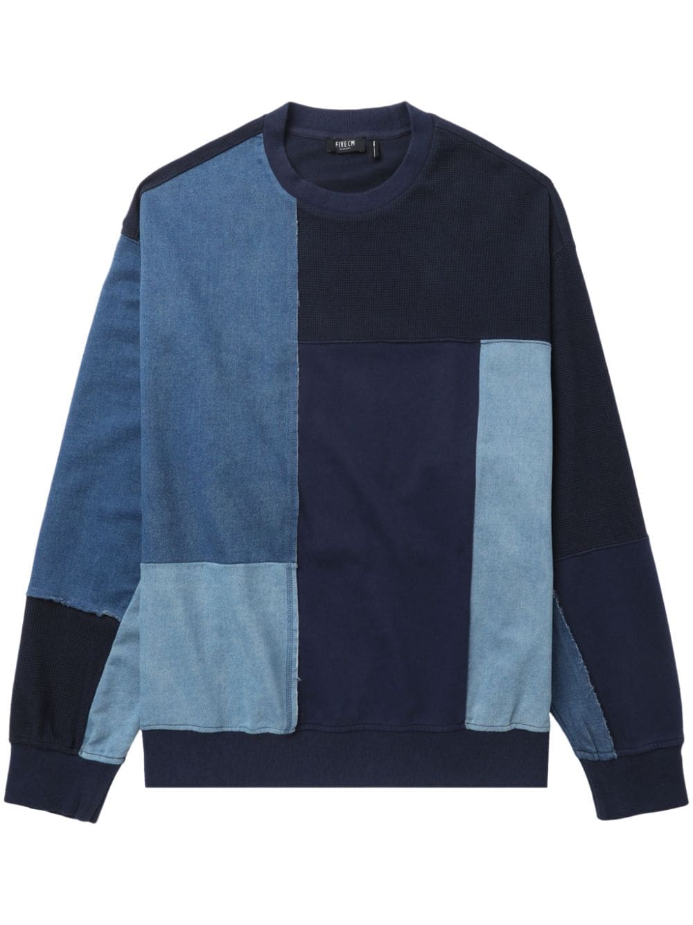 FIVE CM Sweatshirt im Patchwork-Look - Blau von FIVE CM