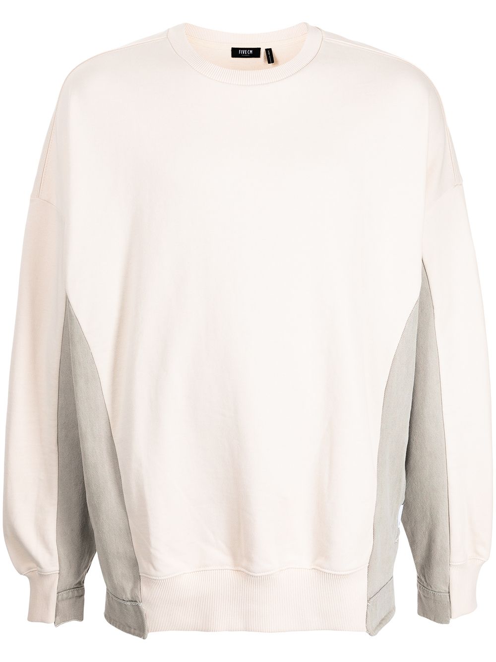 FIVE CM Sweatshirt im Patchwork-Look - Nude von FIVE CM