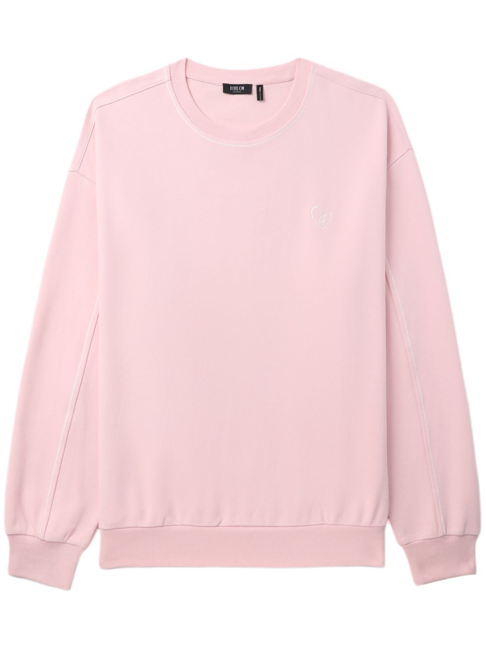 FIVE CM Sweatshirt mit Logo-Stickerei - Rosa von FIVE CM