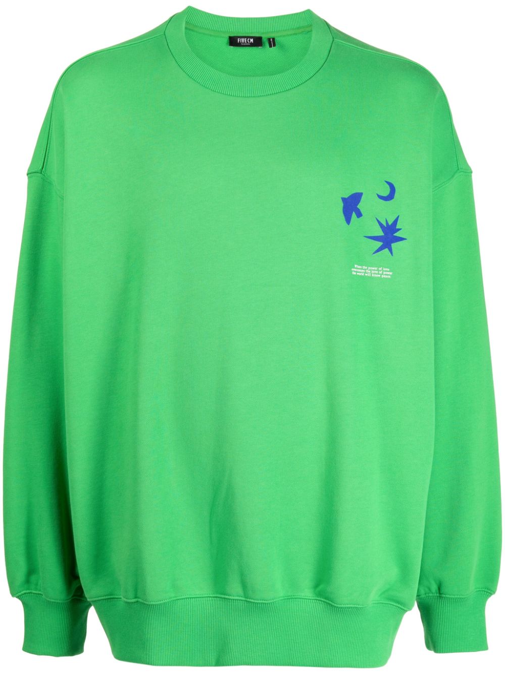 FIVE CM Sweatshirt mit grafischem Print - Grün von FIVE CM