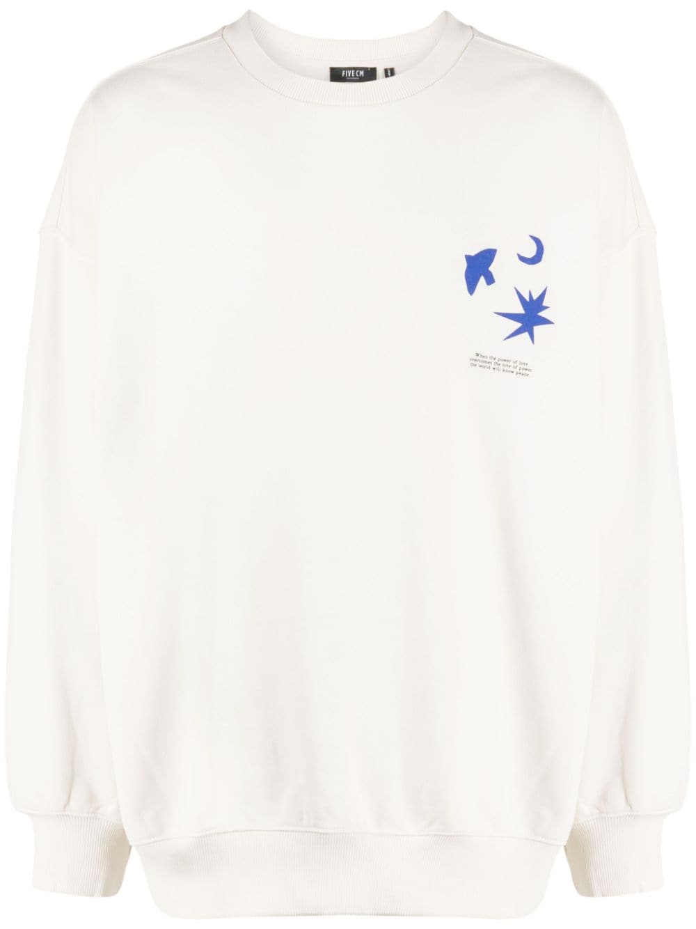 FIVE CM Sweatshirt mit grafischem Print - Nude von FIVE CM