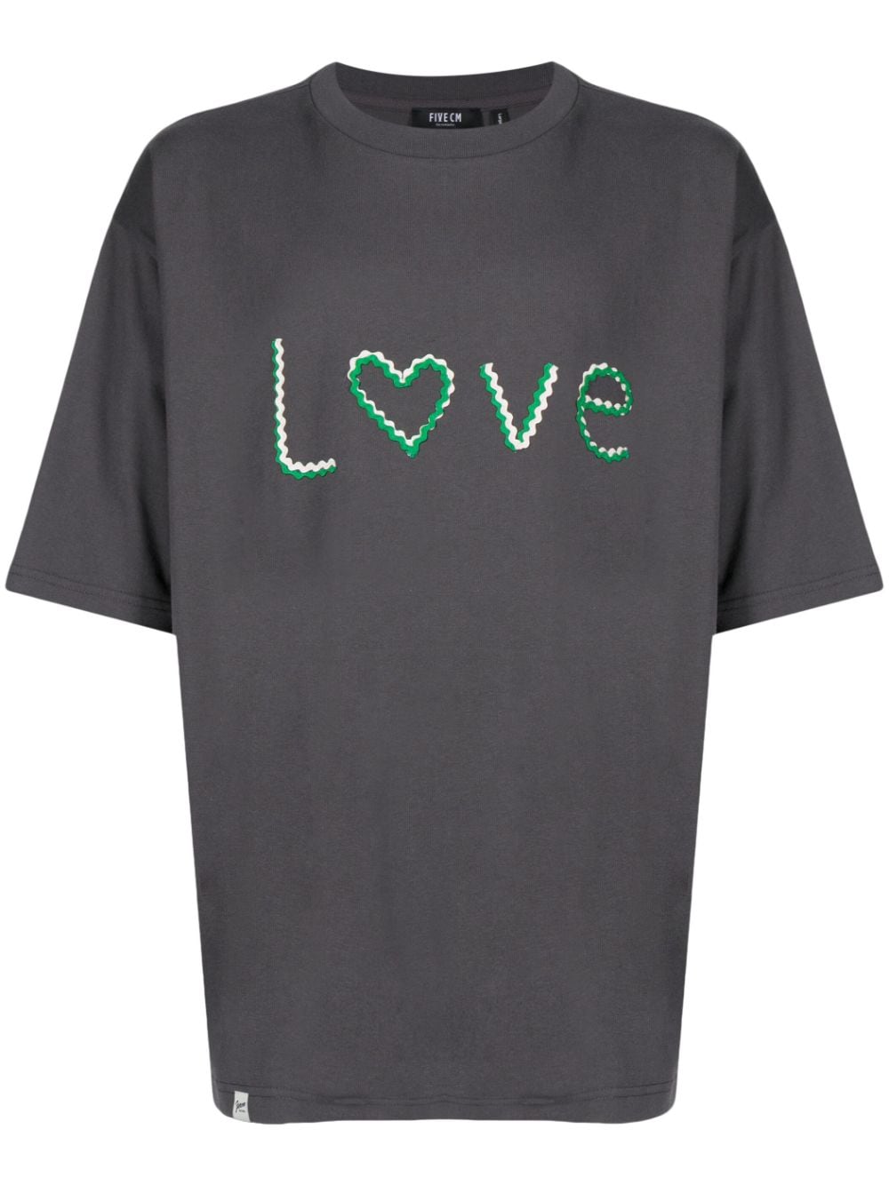 FIVE CM T-Shirt mit Applikation - Grau von FIVE CM