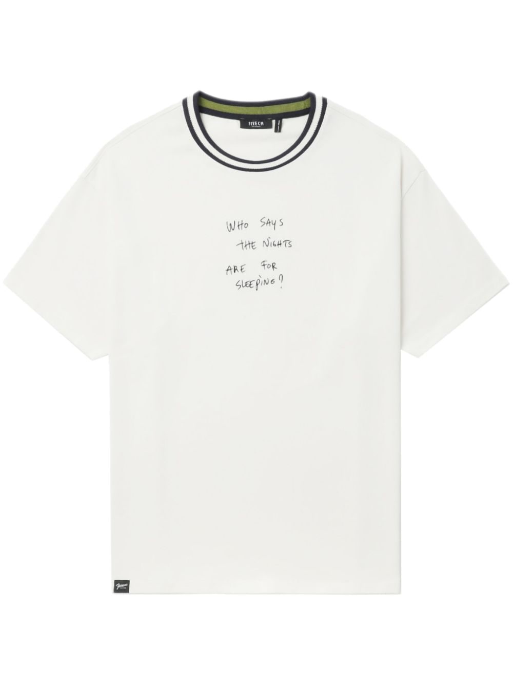 FIVE CM T-Shirt mit Text-Print - Weiß von FIVE CM