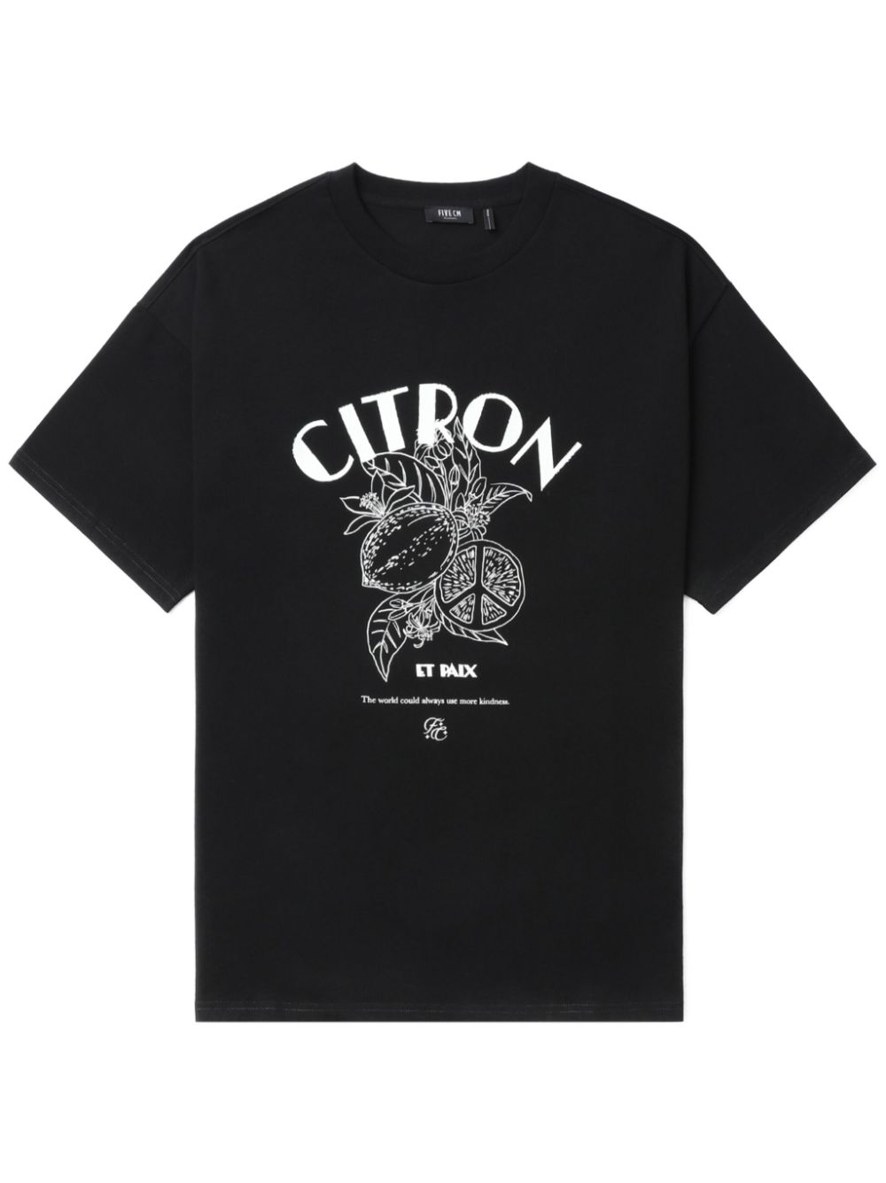 FIVE CM T-Shirt mit grafischem Print - Schwarz von FIVE CM