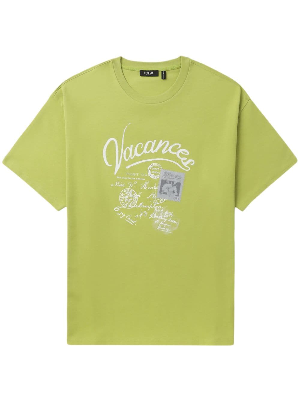 FIVE CM Vacances-print cotton T-shirt - Grün von FIVE CM