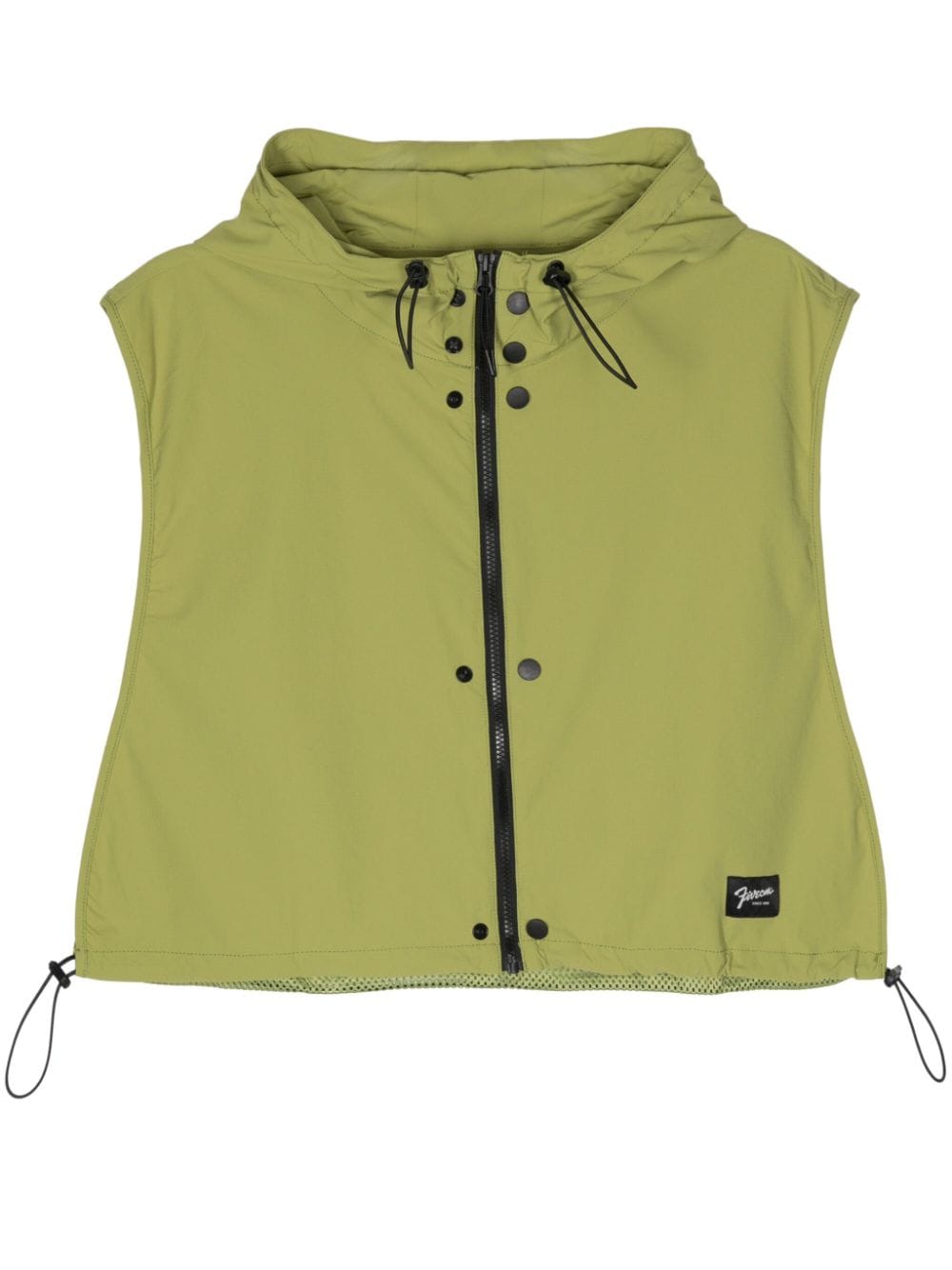 FIVE CM drawstring hooded gilet - Grün von FIVE CM