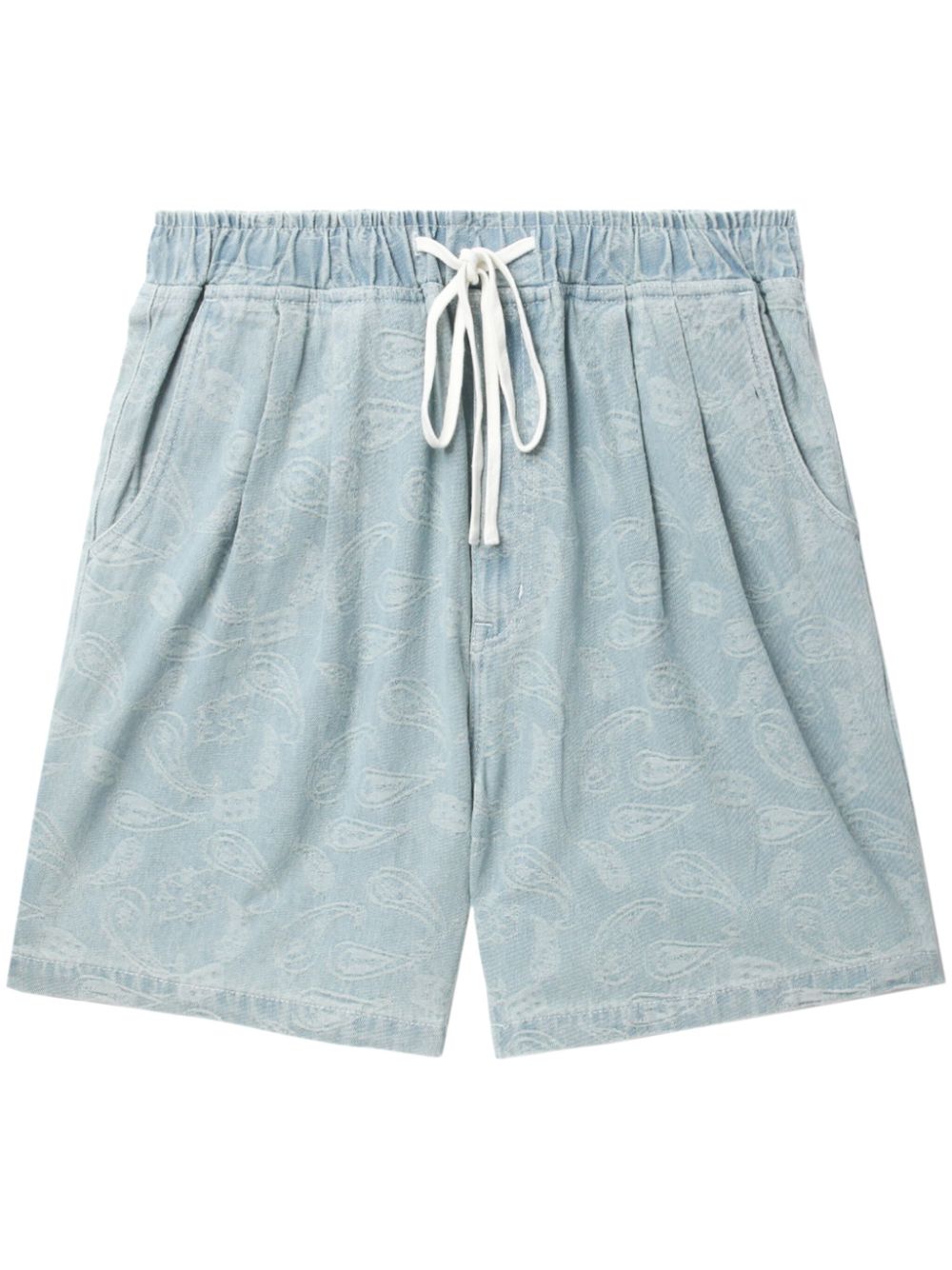 FIVE CM Kordelzug-Shorts mit Jacquardmuster - Blau von FIVE CM