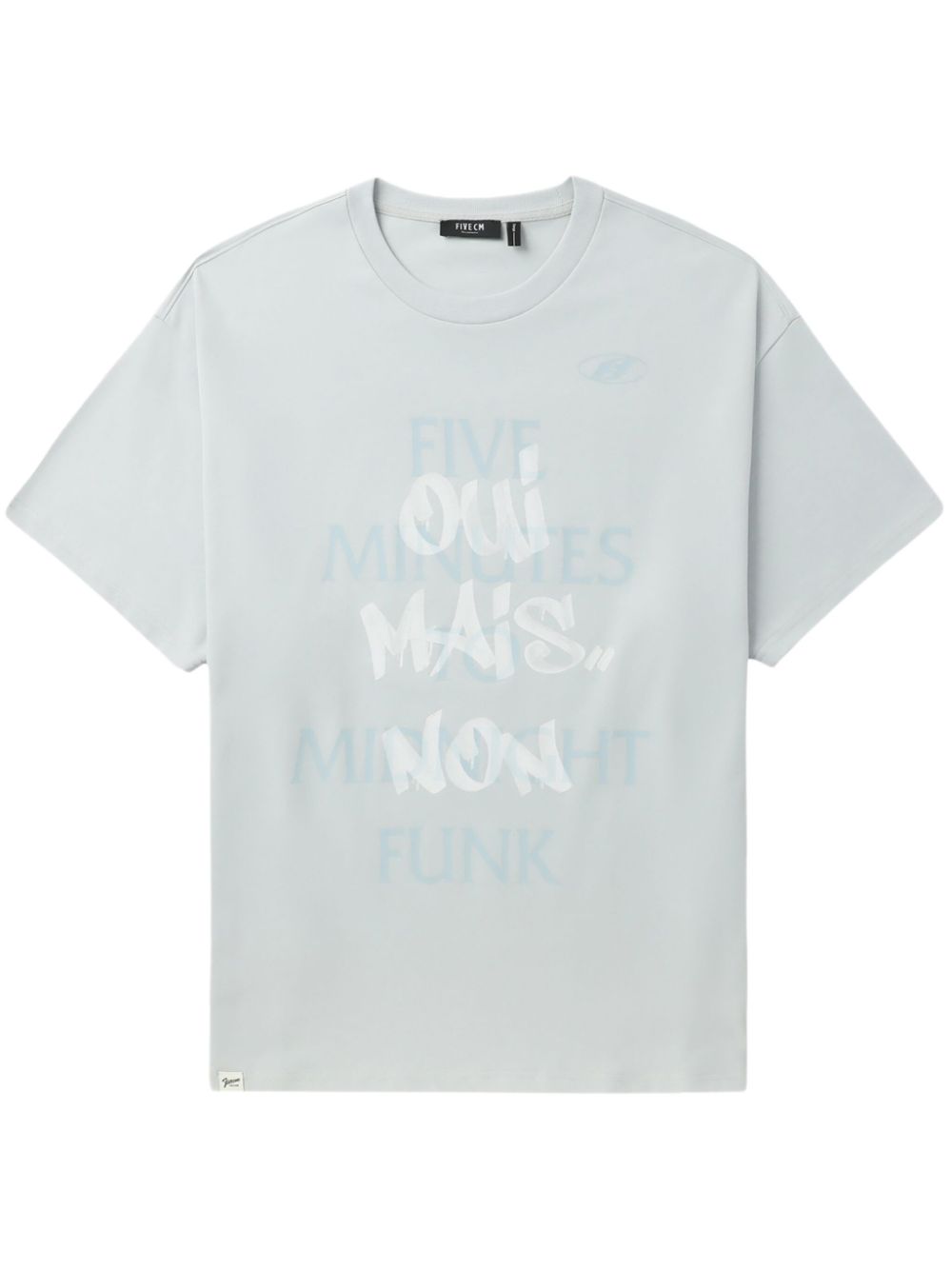 FIVE CM T-Shirt mit Slogan-Print - Grau von FIVE CM