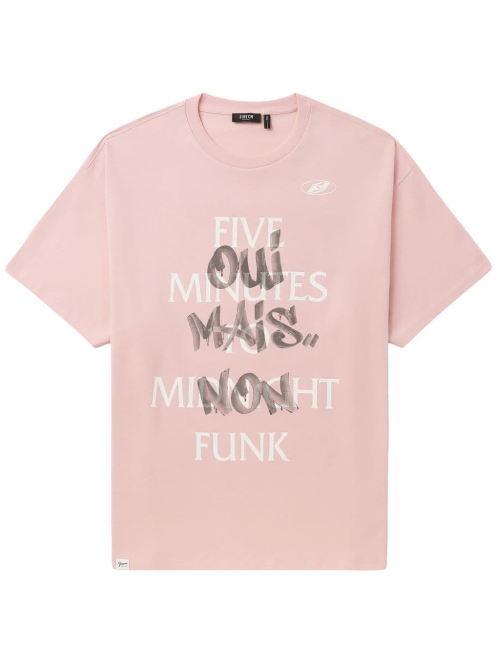 FIVE CM T-Shirt mit Slogan-Print - Rosa von FIVE CM