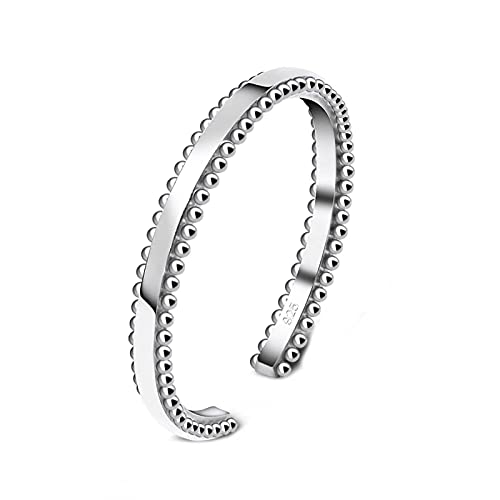 FIVE-D Ring Grosser Zehenring Zehring Damen Ring 925 Sterling Silber (Gross-1,8 cm) Breite: 0,3 cm von FIVE-D