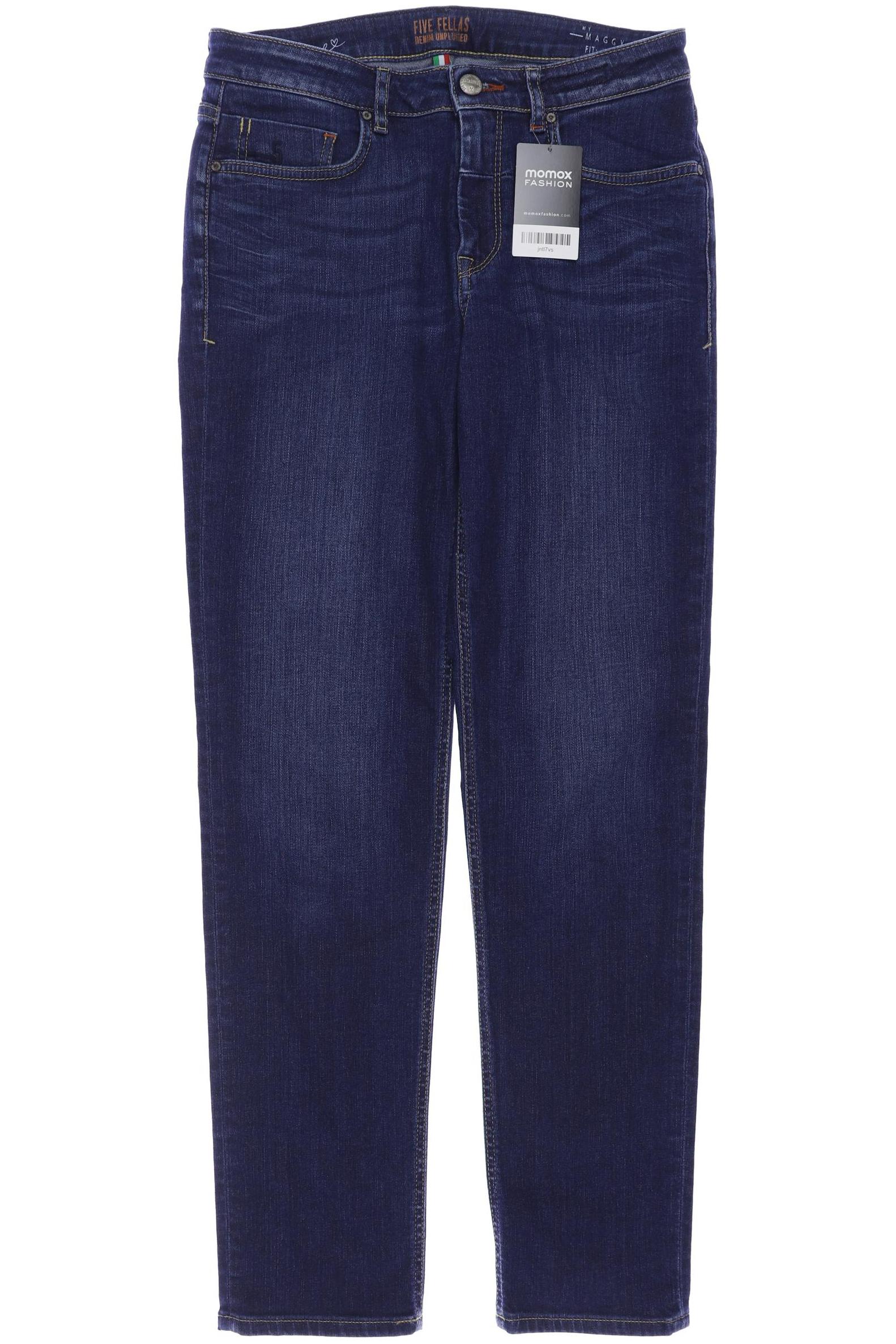 FIVE FELLAS Damen Jeans, marineblau von FIVE FELLAS