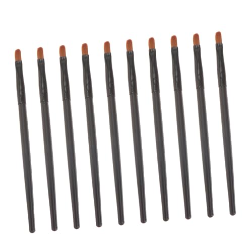 FIXOSHEE 10 Stück Teiliges Augen make up pinsel Holzgriff Hochwertige Weiche Fasern Umweltfreundlich und Langlebig Leicht und Tragbar für Lidschatten und Präzises Schminken von FIXOSHEE