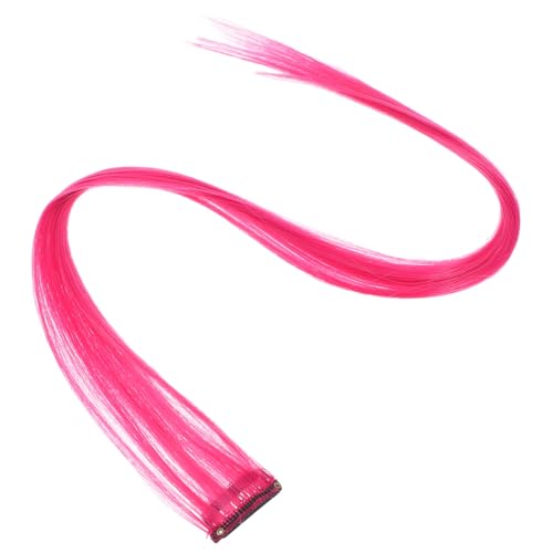 FIXOSHEE 10 Stück Teiliges Clip in Haarverlängerungen Synthetische Gerade Haarsträhnen in Rot Leicht Sicherer Wiederverwendbar Vielseitig Stylbar für Frauen und Mädchen von FIXOSHEE