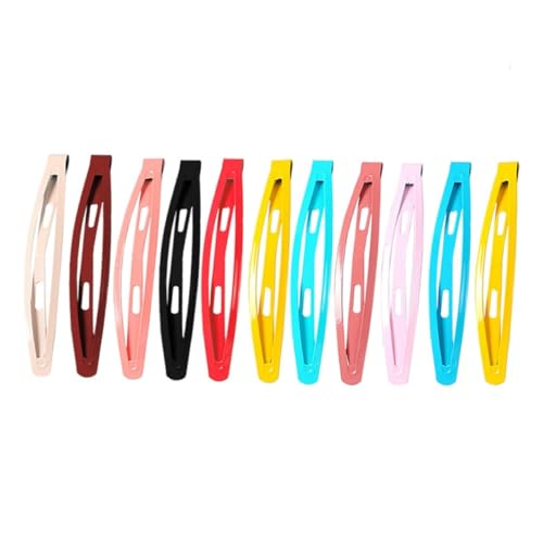 FIXOSHEE 10 Stück Teiliges Haarklammern Große Farbige Haarspangen für Damen und Mädchen Professionelle Styling Clips Abdrücke Langlebig und Vielseitig für Alltag Party und Zufällige Farbe von FIXOSHEE
