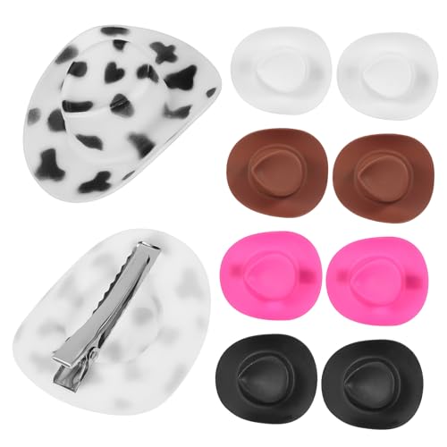 FIXOSHEE 10 Stück Teiliges Mini Cowgirl Hut Haarclip Kleine Party Hüte in Kuhmuster und Bunt Leichte Alligator Clips Stilvolle Halloween Haaraccessoires für Damen und Western Mottopartys FIXOSHEE 10 Stück Teiliges Mini Cowgirl Hut Haarclip Kleine Party Hüte in Kuhmuster und Bunt Leichte Alligator Clips Stilvolle Halloween Haaraccessoires für Damen und Western Mottopartys von FIXOSHEE