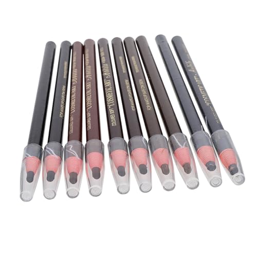 FIXOSHEE 10 Stück Teiliges Wasserfester Pull Line Augenbrauenstifte Weiche Textur Langanhaltend Natürliche Formgebung für Frauen und Präzises Augenbrauen make up von FIXOSHEE