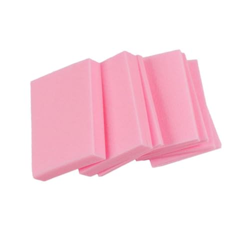 FIXOSHEE 100 Stück Fusselfreie Saugfähige Weiche Nagellackentferner Pads Einweg Nail Polish Remover Tücher für Gel und Herkömmlichen Nagellack für Maniküre und Pediküre zu Hause Salon von FIXOSHEE