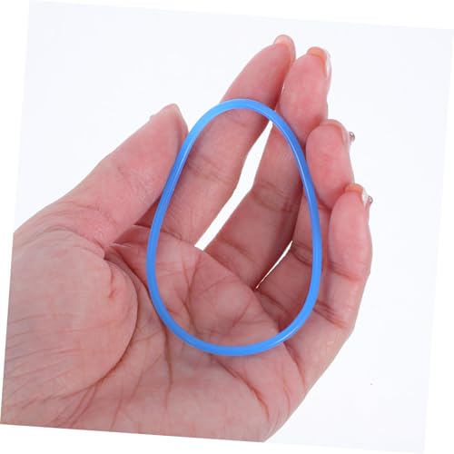 FIXOSHEE 100 Stück Teiliges Leuchtendes Silikon Haarband The dark Bunte Armbänder Fester Griff Vielseitige Haar accessoires Für Damen Mädchen Festival Party von FIXOSHEE