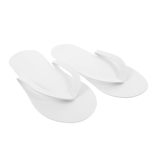 FIXOSHEE 12 Paare Faltbare Hausschuhe Damen Herren Weiche EVA Slipper Rutschfest Schnell Trocknend Leicht für Reisen Hotel Badezimmer Spa Strand Bequeme Offene Zehen Pantoffeln von FIXOSHEE