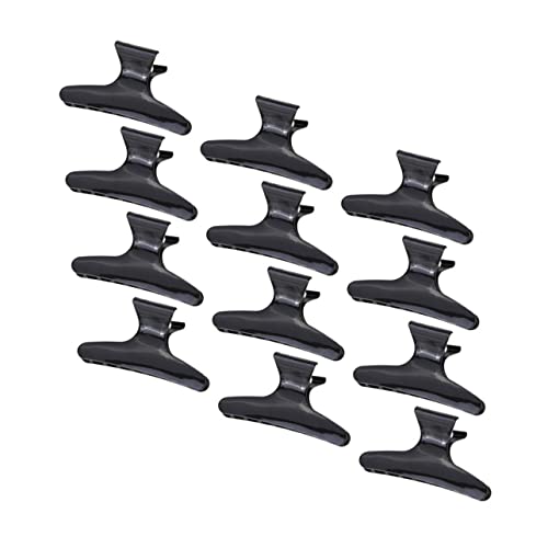 FIXOSHEE 12 Stück Teiliges Haarklammern Salon Fixierklammern aus Hitzebeständigem Kunststoff für Damen und Herren Praktische Styling Clips für Nasses und Trockenes Haar für Friseure und von FIXOSHEE
