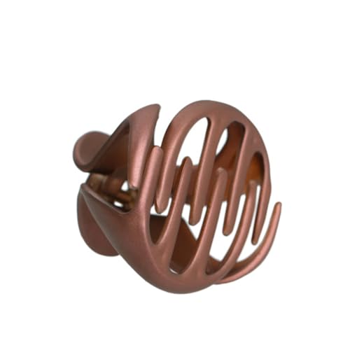 FIXOSHEE 12 Stück Teiliges Haarklammern aus Mattiertem Acryl mit Gezahntem Design Rutschfeste Haarklammern in Blau Schwarz Braun Orange und Khaki für Damen und Mädchen Vielseitig und von FIXOSHEE
