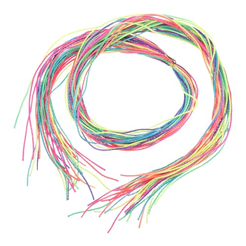 FIXOSHEE 120 Stück Haarbänder Farbverlauf Bunte Haarstränge für Zöpfe Ponytail Styling Zubehör Damen Mädchen DIY Flecht-accessoires Leichte Vielseitige Haarbänder für Haartypen von FIXOSHEE