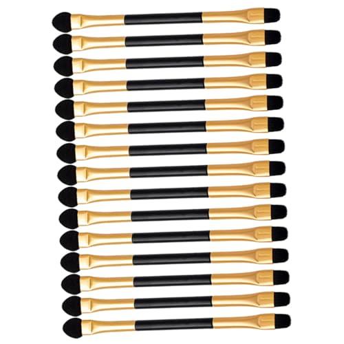 FIXOSHEE 15 Stück Teiliges Doppelseitiges Lidschatten applikator Weiche Schwammspitzen Vielseitig für Präzises Auftragen und Verblenden Tragbar für Zuhause und Professionelle von FIXOSHEE