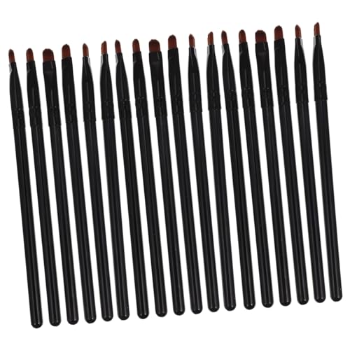 FIXOSHEE 18 Stück Teiliges Make up Pinselset mit Flachem Eyeliner Concealer pinsel Kompakt und Tragbar Synthetische Fasern Präzise Anwendung für Augen make up für Reisen und Tägliche von FIXOSHEE