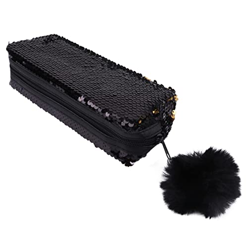 FIXOSHEE Bleistifttasche Mit Pailletten-Design Federmäppchen Kosmetiktasche Für Damen Schreibwaren Lagerung Tasche Glitzer Tasche Meerjungfrau Stil von FIXOSHEE