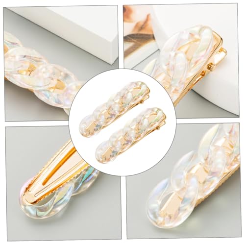 FIXOSHEE 2 Stück Acryl Ketten Haarklammern für Frauen Modische und Vielseitige Haarspangen Geeignet für Dickes und Dünnes Haar für Partys Hochzeiten und Alltagsfrisuren FIXOSHEE 2 Stück Acryl Ketten Haarklammern für Frauen Modische und Vielseitige Haarspangen Geeignet für Dickes und Dünnes Haar für Partys Hochzeiten und Alltagsfrisuren von FIXOSHEE