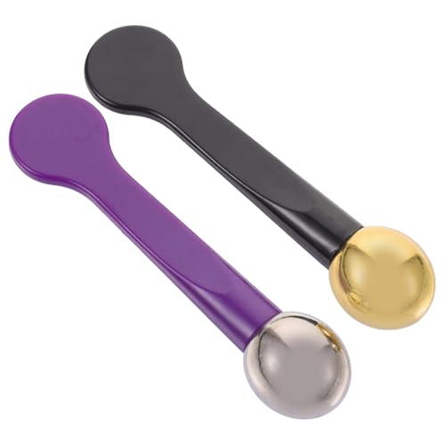 FIXOSHEE 2 Stück Augencreme löffel und Massagewerkzeug Tragbar Leicht Lindert Augenringe Schwellungen Falten Fördert Hautstraffung für Täglichen Gebrauch und Augenentspannung von FIXOSHEE