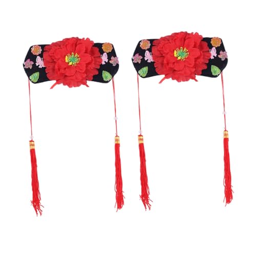 FIXOSHEE 2 Stück Chinesisches Hochzeit Stirnband Leichter Kopfschmuck mit Traditionellem Design Dekoratives Haarband für Farblich Sortiert Atmungsaktiv und Angenehm zu von FIXOSHEE
