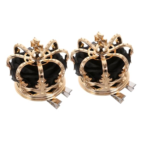 FIXOSHEE 2 Stück Haarspangen für Mädchen Dreidimensional Geformte Haarklammern Langlebiger Haarschmuck für Halloween Cosplay Party Modische Schwarzer Haarklip von FIXOSHEE