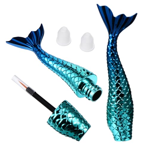 FIXOSHEE 2 Stück Leere Eyeliner Tuben Auslaufsichere Kosmetikbehälter Leichte Flüssig Eyeliner Applikatoren Nachfüllbare Kajalstift Tuben für Make Up Künstler und Anfänger Kompakt für von FIXOSHEE